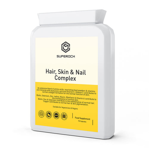 Omega-3, Magnesium, Krill Oil, Iron, Hyaluronic Acid,  Vitamin B12 Supplements UK, Superoch